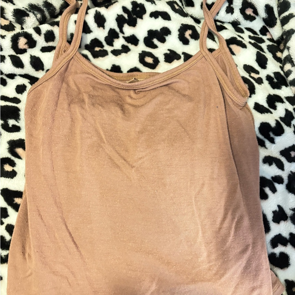 Skims Women's Tan Sleeveless Top